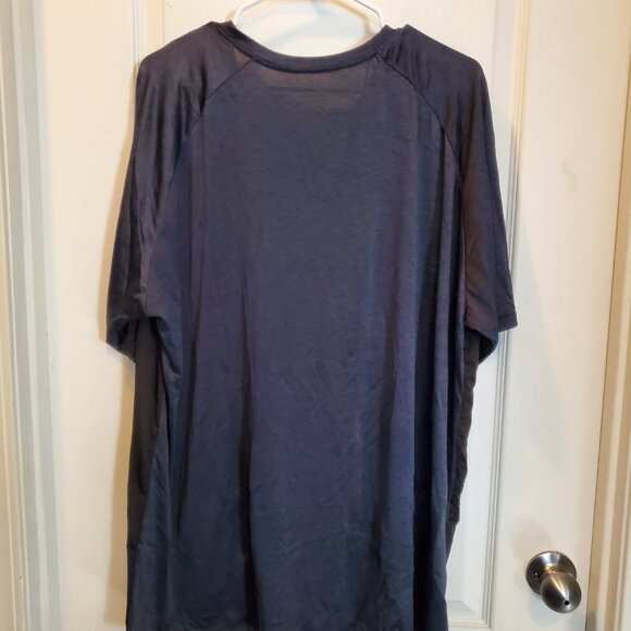 FOUR Men's 3XL Performance V-Neck Tee's - Gray/Black & Green/Black & Navy & Grey - Picture 10 of 13